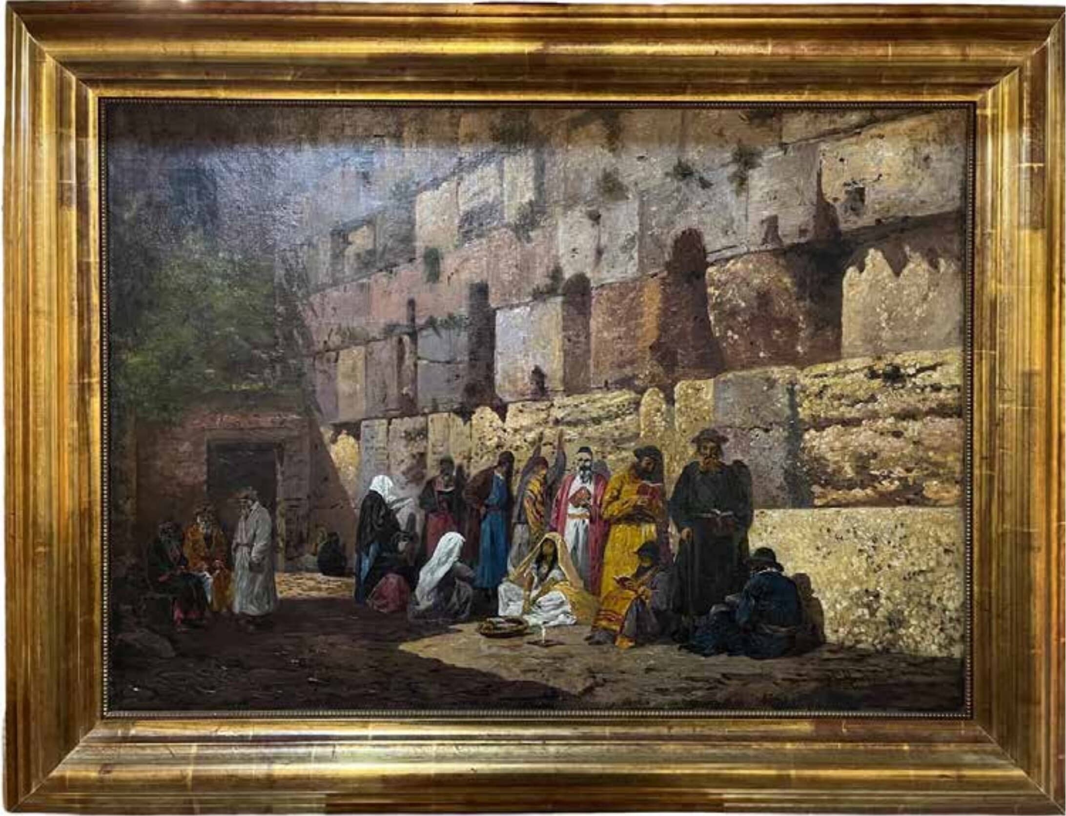 Klagemauer Der Juden by Friedrich Perlberg, 1890–1895.